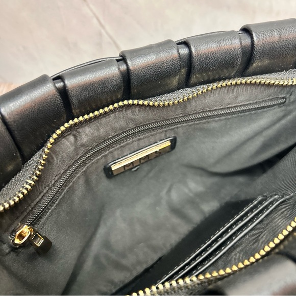 MMS Design Studio Black Woven Crossbody Bag - Picture 6 of 7